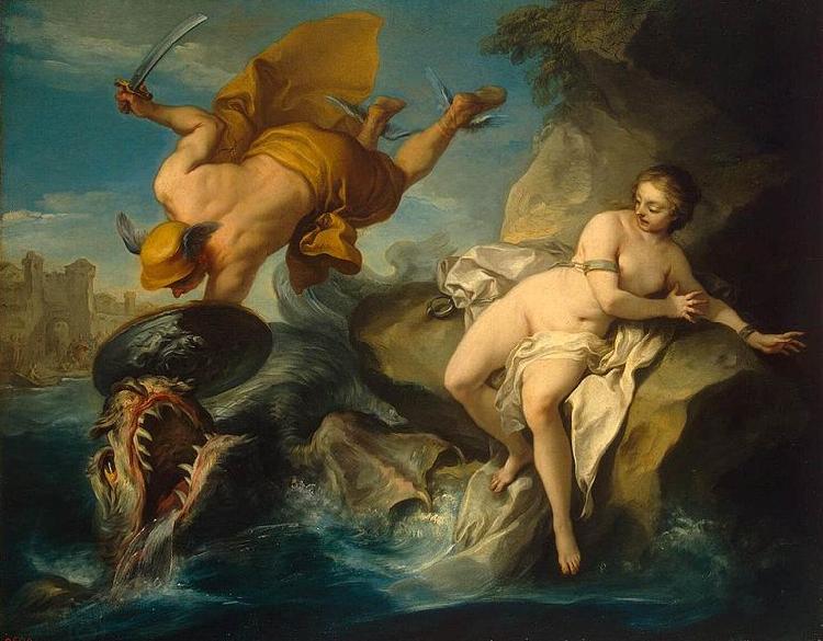 Charles-Amedee-Philippe van Loo Perseus and Andromeda China oil painting art